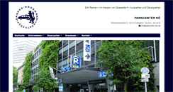 Desktop Screenshot of parkcenter-koe.de