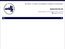 Tablet Screenshot of parkcenter-koe.de
